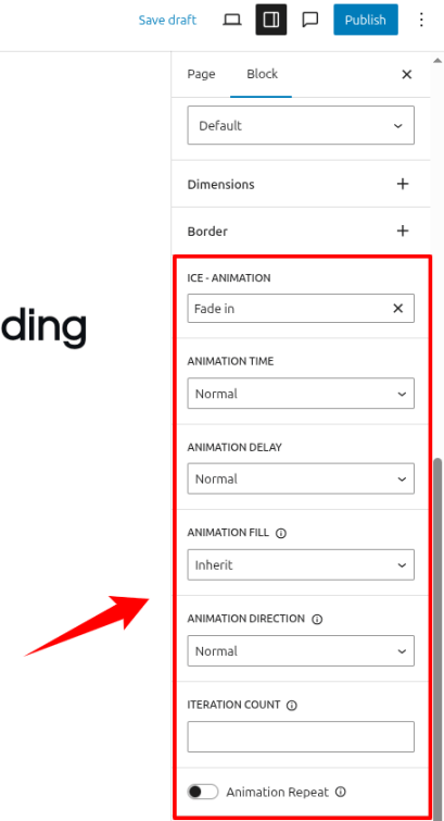 Extend all native blocks with IceCubo animations