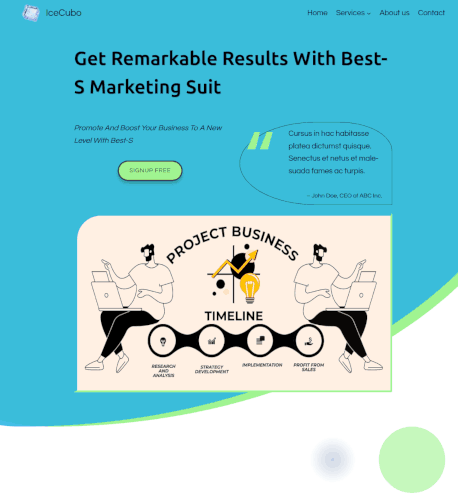 Header hero pattern with cover's inner background shape