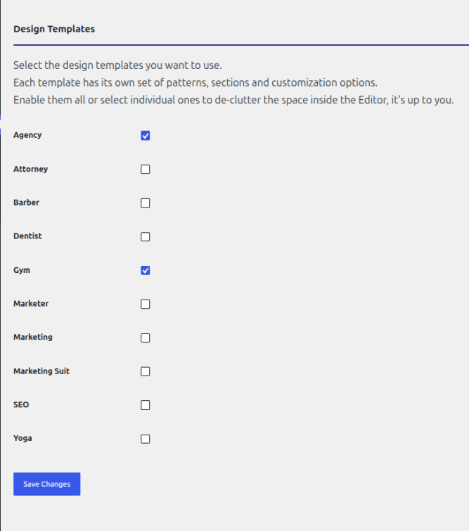 Design templates for the IceCubo theme