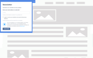 FloatAny - using scenario: Newsletter signup