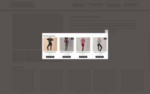 FloatAny - using scenario: See more products on exit intent