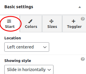 FloatAny settings - general tab