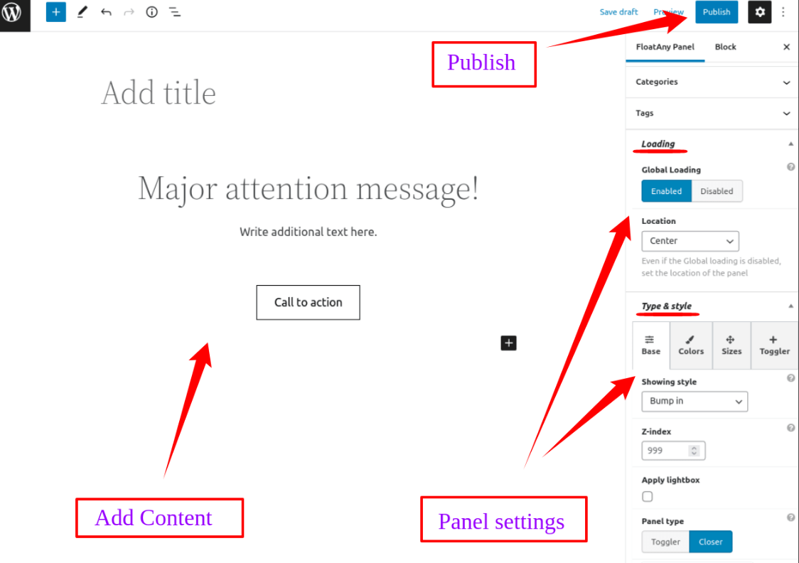MaxBoxy - publish a new panel
