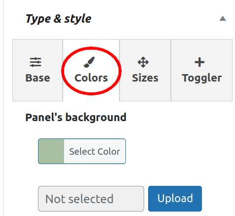 Maxboxy - FloatAny/Injectany settings - Colors tab