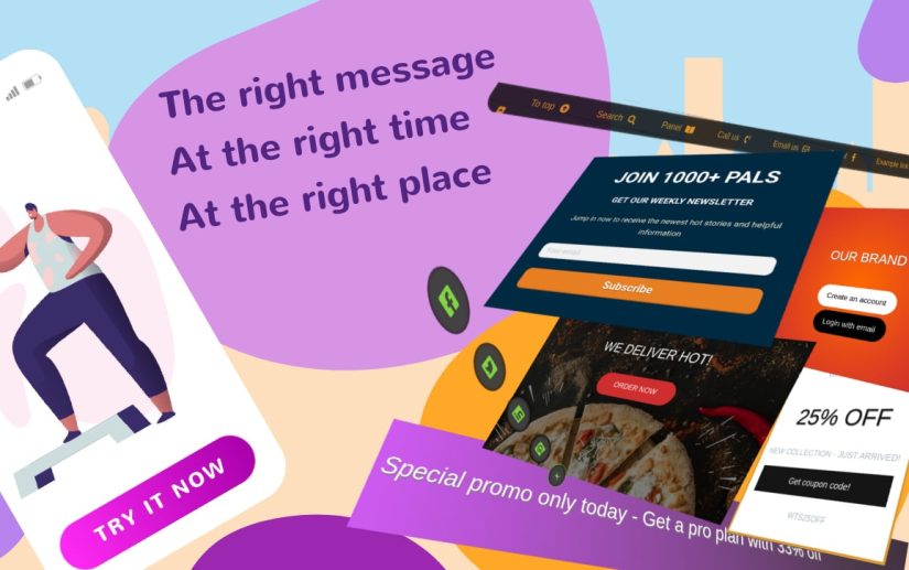 MaxBoxy WordPress plugin - send the right message from the right place