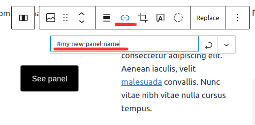 set a new MaxBoxy panel id